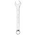 Powerbuilt 21mm Metric Combination Wrench, 12 Point Double Ended Box and Open End, 15 Degree Offset Polished 644125