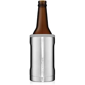 BrüMate Hopsulator BOTT'L Double-walled Stainless Steel Insulated Bottle Cooler for 12 Oz Bottles (Stainless)