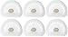 Fette Filter 6-Pack Compatible with VLPF10 Black and Decker Hand Vacuum Filter and Dust Buster Handheld Vacuum - Compatible with Models HLVA320J00 and N575266 - Compare to Part N600601