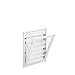 Home Improvements Laundry Room Space Saving Wall Mount Clothes Clothing Drying Rack Hanger Small Classic White 23