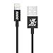[2Pack] iXCC MFi Lightning Cable 10ft, iPhone Charger, for iPhone X, 8, 8 Plus, 7, 7 Plus, 6s, 6s Plus, 6, 6 Plus, SE 5s 5c 5, iPad Air 2 Pro, iPad Mini 2 3 4, iPad 4th Gen (Black)