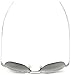 Randolph Aviator Square Sunglasses, 58, Matte Chrome, Bayonet, AGX Lenses