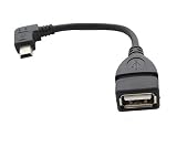 90 Degree Right Angle USB Host Cable mini B male to USB A female OTG by Atomic Market