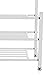 M.S. Premium Metal Hall Coat Rack Organizer with 3 Shelves, 18 Hooks, Free Standing Entryway Storage Bench, White