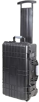 Duratool D03137 Black Water Resistant Wheeled Case w/ Foam Insert 355x560x230mm view 3