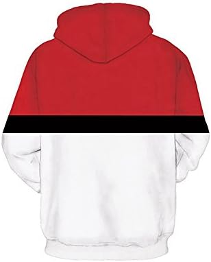 HanSmboy Unisex Fashion 3d Digital Print Pullover Hoodies Sweatshirt Jacket Pokemon S