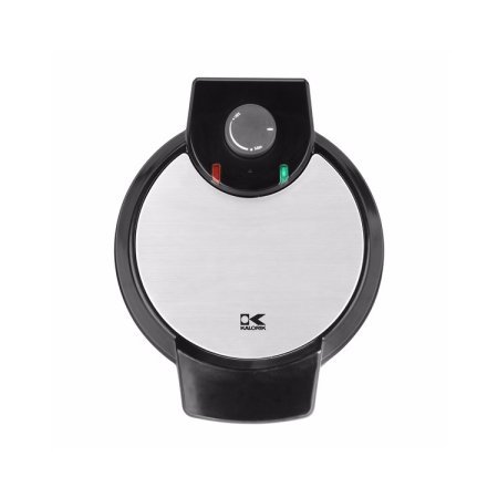 Click Here to See More Images Kalorik Belgian Waffle Maker, Black and Stainless Steel