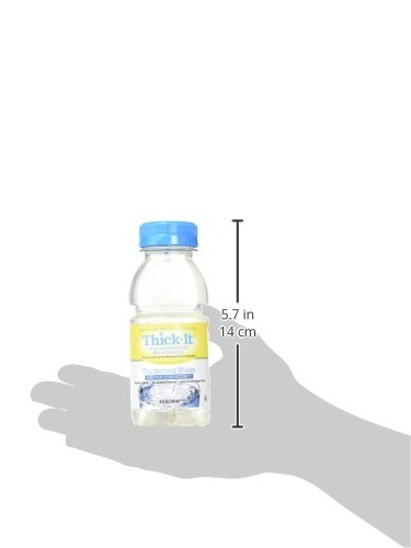THICK-IT CLEAR ADVANTAGE MILDY THICK WATER, NECTAR CONSISTENCY, READY-TO-DRINK, DIGESTIBLE SWALLOWING AID, HYDRATION ON THE GO, CONVENIENT & READY-TO-USE, NO MIXING NEEDED, 8 OZ BOTTLE