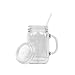 Acrylic Mason Jar Mugs - Double Wall - 18oz. Capacity - Clear