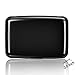MaxGear RFID Credit Card Holder for Women or Men RFID Credit Card Wallet for Travel Metal Credit Card Case Black