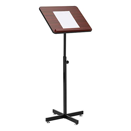 Norwood Commercial Furniture NOR-TIR1036-SO Adjustable- Height Lectern Stand (Renewed)