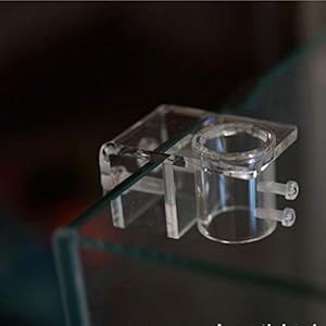 CUTICATE 2X Acquario Acquario 1,02 Pollici Diametro Tubo Tubo Flessibile Clip Gancio Gancio Acrilico