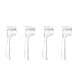 4-Pack Toothbrush Head Caps Replacement Brush Heads Protector Cover for Braun Pro Series, Brush Heads Hygienic Travel Caps for CrossAction Brush Heads, Sensitive Clean Brush Heads