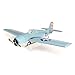 ParkZone F4F Wildcat RC Airplane Park Flyer 1.0M BNF Basic with AS3X and Safe Select (Transmitter, Battery and Charger Not Included), Blue: PKZ1950