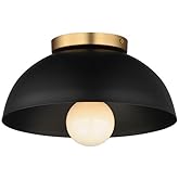 Maxim Lighting 10020BKNAB Thelonious - 1 Light Flush Mount-5.75 Inches Tall and 11.5 Inches Wide