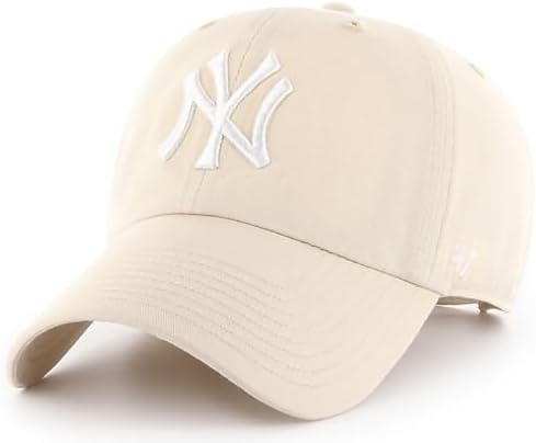 Amazon.com: 47 Brand MLB White White Primary Logo Clean Up