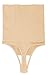 ShaperQueen102 Thong - Womens Waist Trainer Cincher High-Waist Girdle Sexy Body Shaper Slimming Tummy Control Panty Shapewear (Large, Nude)