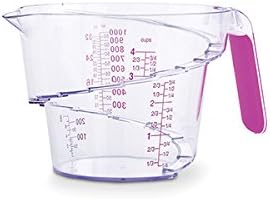 Bakelicious, 4 Cup Swirl Measuring Cup, Pink