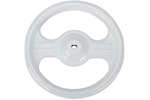 BLUE DIAMOND CLASSICS Murray Pedal Car Two-Spoke Steering Wheel, White