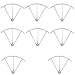 tech rc Spare Parts for syma X5U X5UC X5UW Drone - 8pcs Propellers,8pcs Blade Protecting,8pcs Landing Gears,8pcs Blade Covers with 4pcs Light Covers RC Quadcopter Replacement Parts