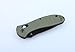 Ganzo G7393-GR Folding Knife Handle G10 Blade Black 440C Lock Axis