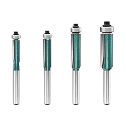 ZOKMOK Flush Trim Router Bits 1/4 Shank, Top