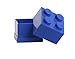 Room Copenhagen, LEGO Mini Box - 1.8 x 1.8 x 1.7 in - Brick 4, Light Blue