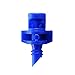 xGarden 60 Pack Blue 90 Degree Micro Sprayer Fan Jet - for Hydroponic and Aeroponic Misters and Cloners