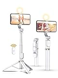 Selfie Stick Tripod with Wireless Remote, Cellphone