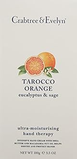 Crabtree & Evelyn Tarocco Orange Eucalyptus Sage Hand Therapy Cream 100g view 2