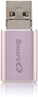 SmartQ C326 USB 3.0/2.0 OTG Micro Card Reader for Windows, Mac OS X and Android, Compatible with MicroSDXC, MicroSDHC and MicroSD with MicroUSB Connector (Pink)
