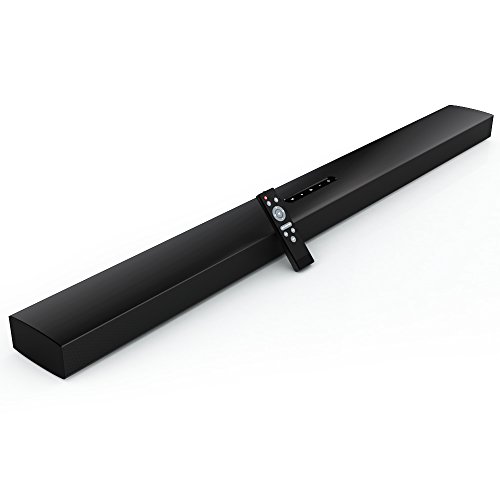Meidong Soundbar,Sound Bars for TV Bluetooth Speakers Large Size 43 Inch High-Power 72 Watts with Stereo HiFi Opt Remote Control Home Theater System