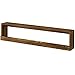 MyGift Wall Mounted Ping Pong Paddle Holder, Burnt Wood Table Tennis Racket Display Rack with Ball Storage Shelf