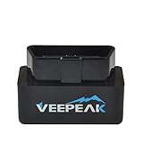 Veepeak Mini WiFi OBD2 Scanner for iOS and Android, Car OBD II Check Engine Light Diagnostic Code Reader Scan Tool Supports Torque Pro, OBD Fusion, Car Scanner App