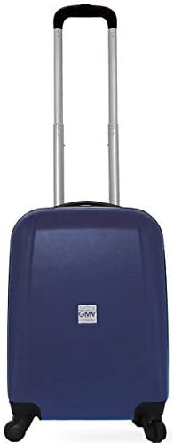 Hard Shell ABS 4 wheel Spinner Lightweight Hand Luggage Cabin Travel Trolley (NIGHT BLU)