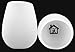 Butler in the Home Unbreakable Silicone Wine Glasses Set of 2 - 12 Oz Rubber Flexible Shatterproof for Picnic Pool Beach Boating Camping Glamping Tailgating Red or White Wine Beer Soda Kids Cup