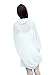 Womens Summer Cool Thin Pleated Flounce Chiffon Quick Dry Long Sleeve Driving Holiday Travel Beach Sun Coat Shirt Anti-UV Sun Protection Skin Care Cover Sunscreen Casual Jacket Outerwear