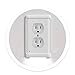 Aodigesa Outlet Wall Plate with LED Night Lights, Auto sensor light Outlet Cover,Night Light for Kids Children,Hallway,Bedroom,Kitchen,Stairs,Installs In Seconds,No Batteries or Wires (Duplex, White)