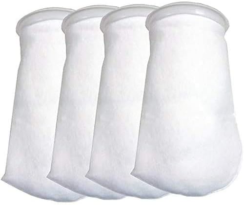 Namvo 4pcs 100 Micron Fish Tank Aquarium Marine Sump Felt Pre Filter Socks Filter Bags - 100um