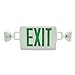 Ainfox 6 Pack LED Exit Sign Emergency Wall Light, Back -up Letter Cover (green/6pack)