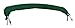Survivor Marine Products Bimini Top Storage Boot, Zippered, Width 91 - 96 inch, Hunter Green