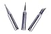 Bleiou 10pcs+Iron casing /lot Lead-free Solder Iron Tip 900M-T For 936 SAIKE ATTEN AOYUE KADA YIHUA Soldering Rework Station Iron