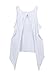 Mazonyi Women's Open Back Split Sleeveless Blouse Loose Tank T Shirt Sleeveless Summer Swing Clubwear Vest Top Basic Tee Wihte Black M Pack of 2