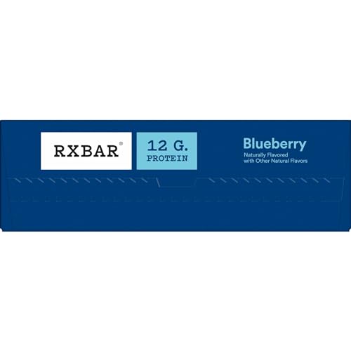 RXBAR PROTEIN BARS, PROTEIN SNACK, SNACK BARS, BLUEBERRY, 18.3OZ BOX (10 BARS)