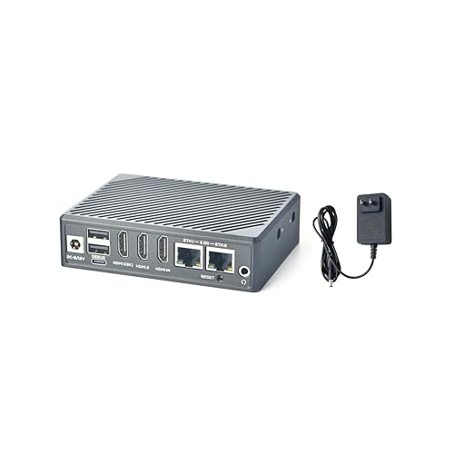 NanoPC-T6 Computer Mini WiFi Router, Rockchip RK3588 Single Board Computer, LPDDR4X 4GB RAM 32GB eMMC 6Tops NPU, Onboard PCle 2.5G Ethernet for Smart Home Office IoT Gateway, Support Debian Ubuntu