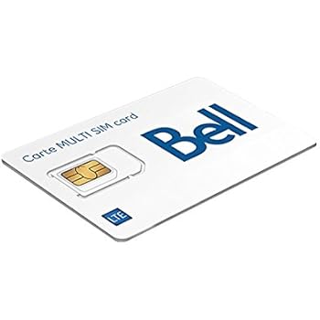 Amazon.com: Bell Canada Multi SIM Card w/ $25 Prepaid