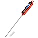 Famili FM01S Instant Read Meat Thermometer with Long Probe Digital Food Cooking Thermometer for Grilling BBQ Smoker Grill Kitchen Oil Candy Thermometer