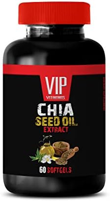Brain Supplement - CHIA Seed Extract Oil - chia Seed deep Cleansing - 1 Bottle (60 Softgels)