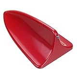 Universal Car Auto Shark Fin Roof Antenna Radio Decorate Aerial Cover (RED)