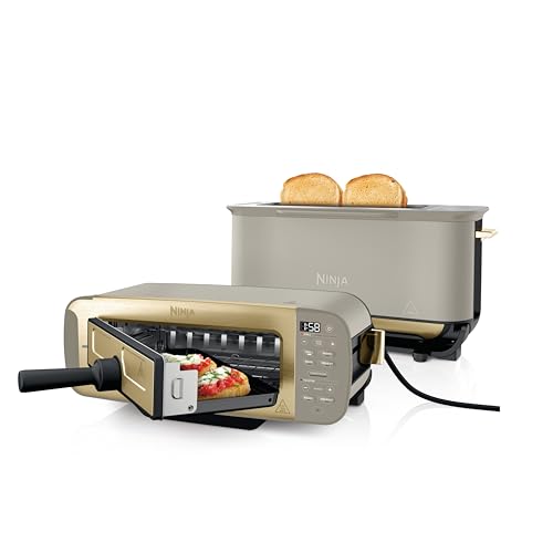 Ninja Foodi 3-in-1 Toaster, Elektrogrill mit Deckel, ST202EUSTGD